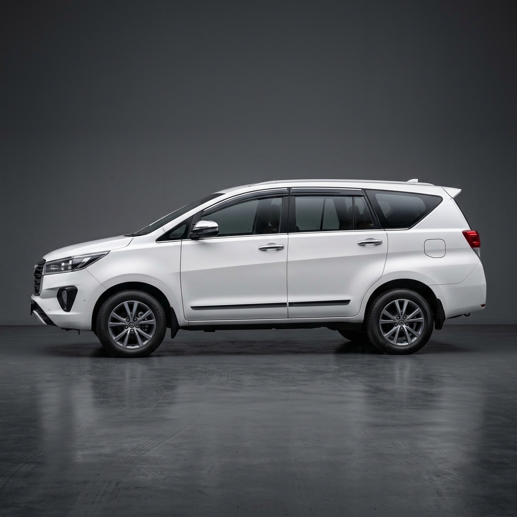 Innova Crysta Luxury SUV - premium family taxi rental in Kashmir