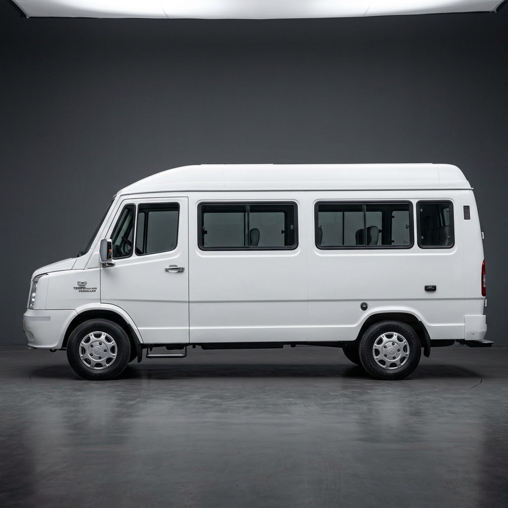 Tempo Traveller Cab - comfortable group tourist transport in Kashmir